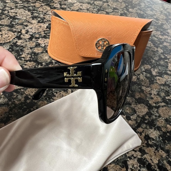 Tory Burch TY7143U Sunglasses 170913-56 -, womens, Dk Brown Gradient TY7143U-170